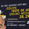 Busdoor publicidade escola Equipe Teste de seleção 2017 belém Pará vestibulando ovo na cabeça