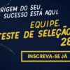 Banner para o teste de seleção colégio Equipe com ovo quebrando na cabeça de calouro criado pela Tango Comunicação