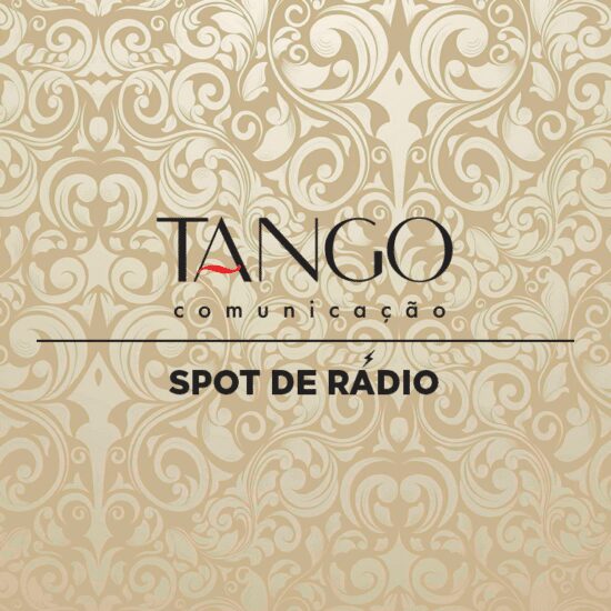 Logotipo Tango Comunicação com fundo sofisticado