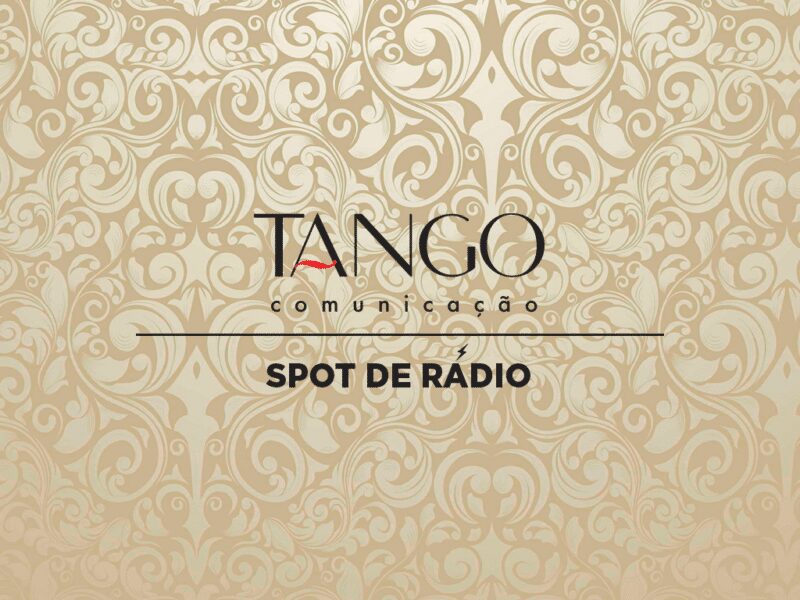 Logotipo Tango Comunicação com fundo sofisticado